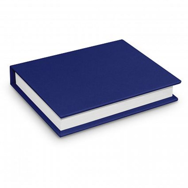 Hard Cover Notes and Flags - Blue (Set of 12)