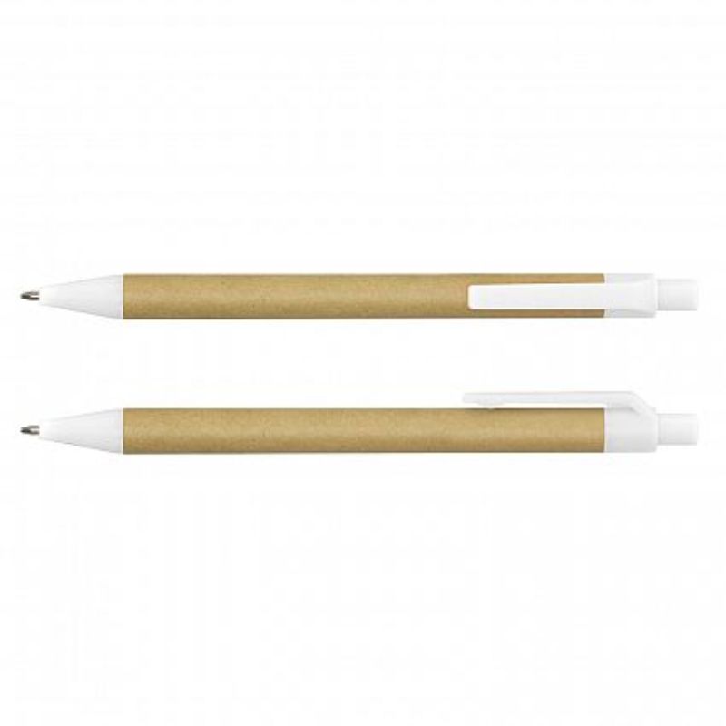 Eco Pen - Natural / White (Set of 100)