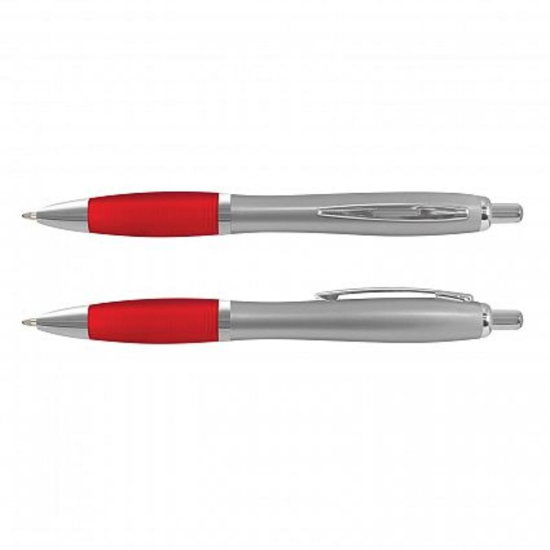 Vistro Pen - Silver Barrel Red (Set of 100)