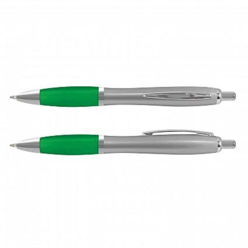 Vistro Pen - Silver Barrel Dark Green (Set of 100)