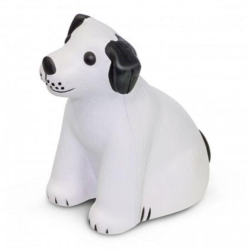 Stress Dog - White / Black (Set of 30)