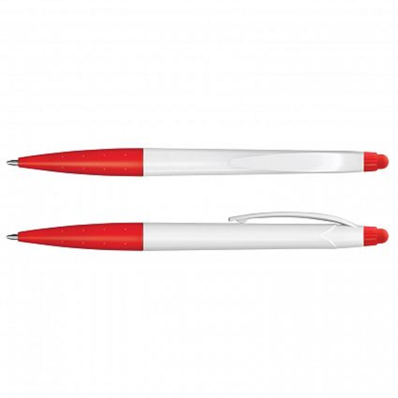 Spark Stylus Pen - White / Red (Set of 100)
