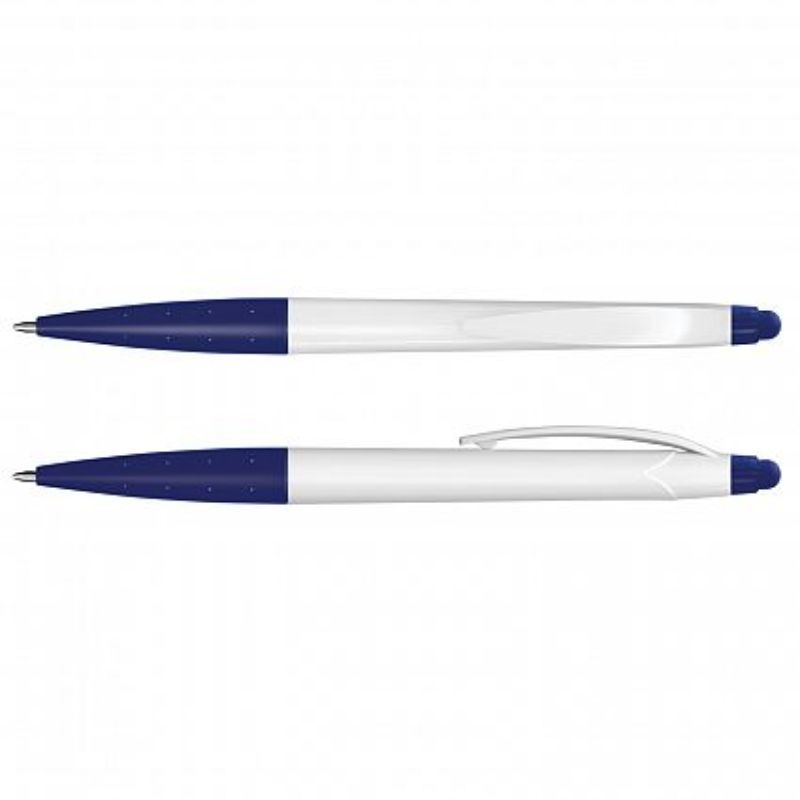 Spark Stylus Pen - White / Dark Blue (Set of 100)