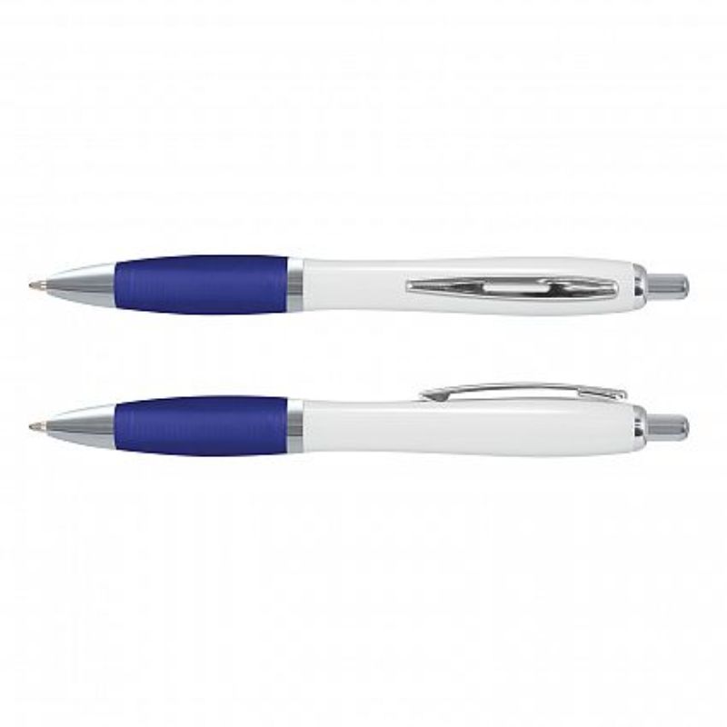Vistro Pen - White / Dark Blue (Set of 100)