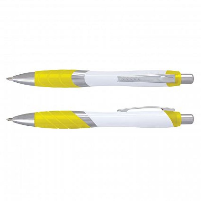 Borg Pen - White / Yellow (Set of 100)