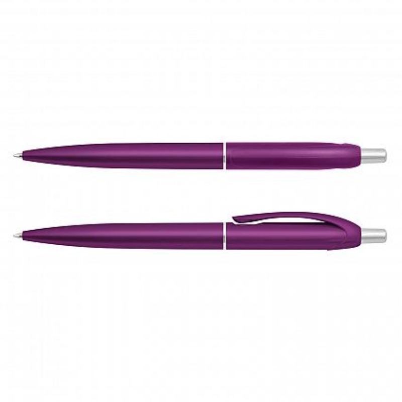 Gem Pen - Metallic Purple (Set of 100)