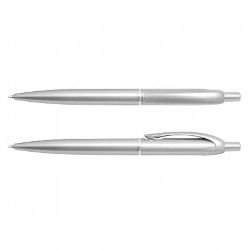 Gem Pen - Metallic Silver (Set of 100)