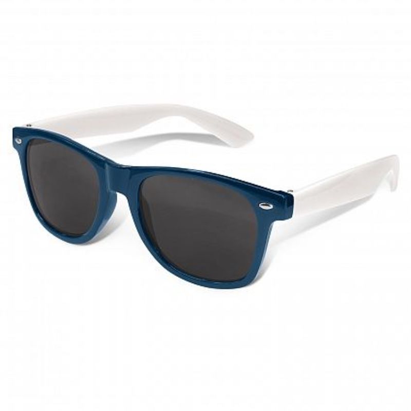 Malibu Premium Sunglasses - Dark Blue White Arms (Set of 30)