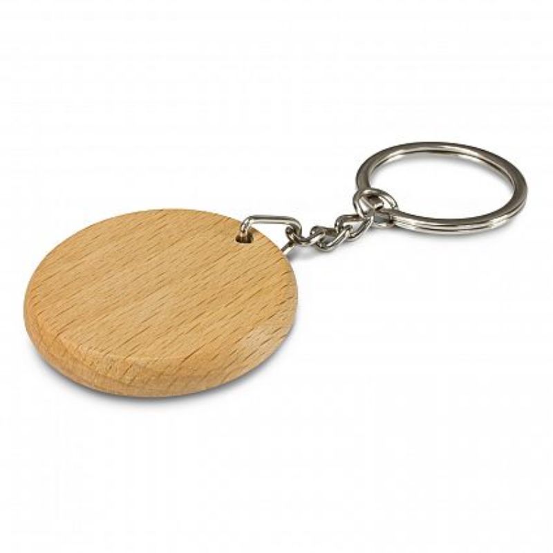 Artisan Key Ring - Round Natural (Set of 30)