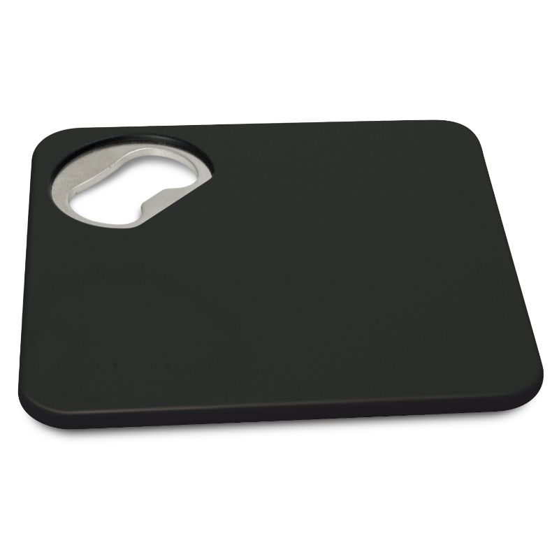 Coaster Bottle Opener - Black (Set of 50)