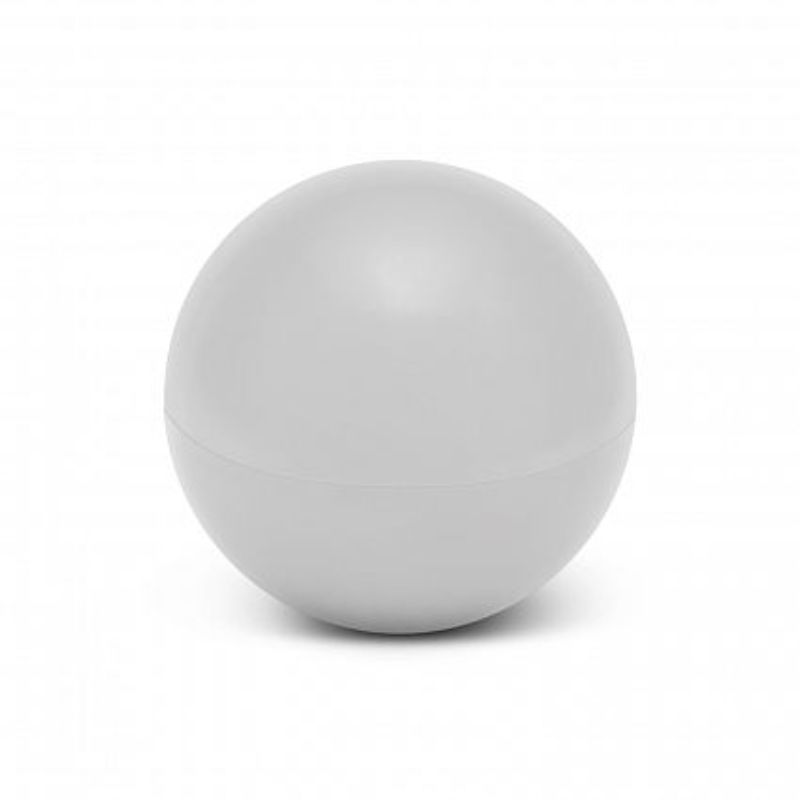 Zena Lip Balm Ball - White (Set of 50)