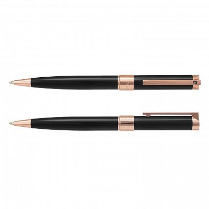Pierre Cardin Noblesse Pen - Black / Rose (Set of 3)