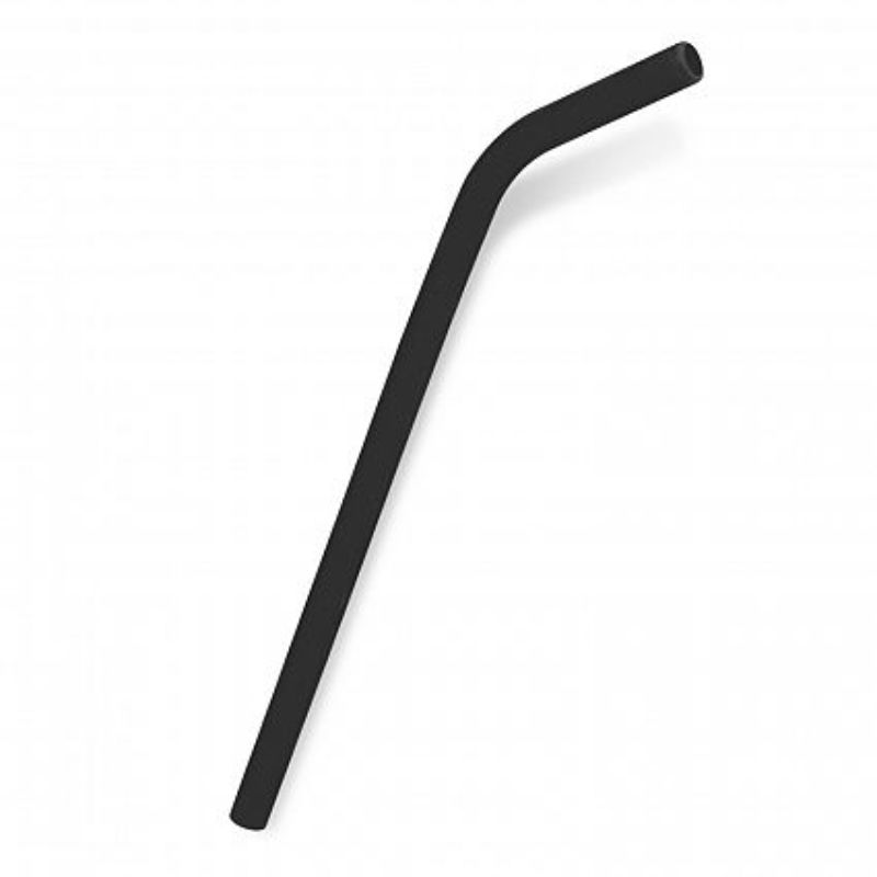 Silicone Straw - Black (Set of 30)