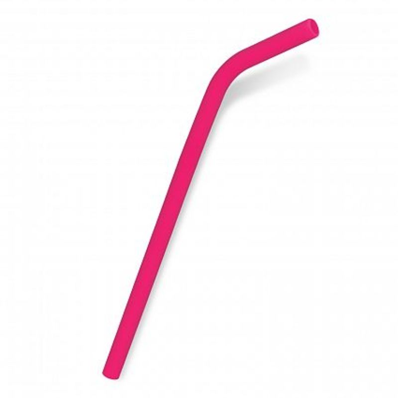Silicone Straw - Pink (Set of 30)