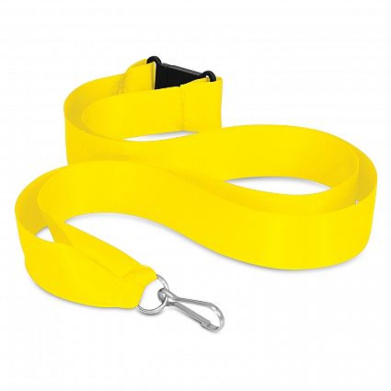 Ribbon Lanyard - Yellow (Set of 50)