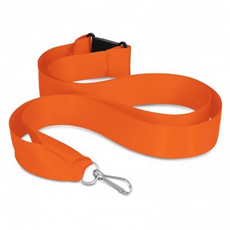 Ribbon Lanyard - Orange (Set of 50)