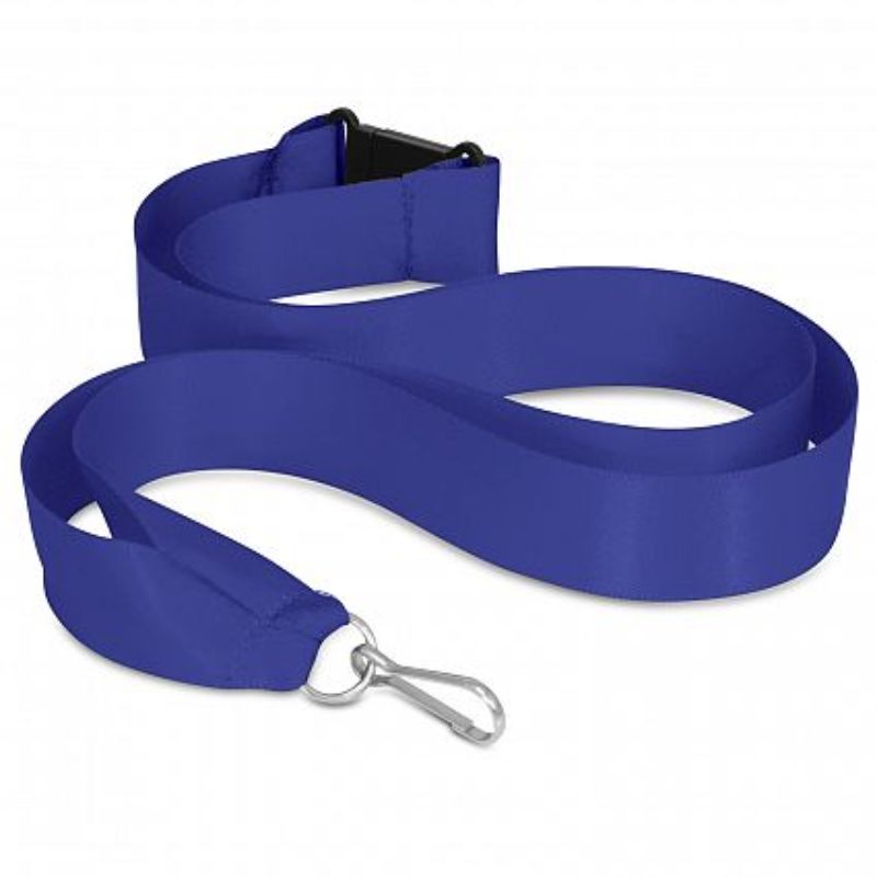 Ribbon Lanyard - Dark Blue (Set of 50)