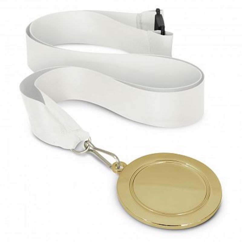 Podium Gold Medal - 65mm White (Set of 12)
