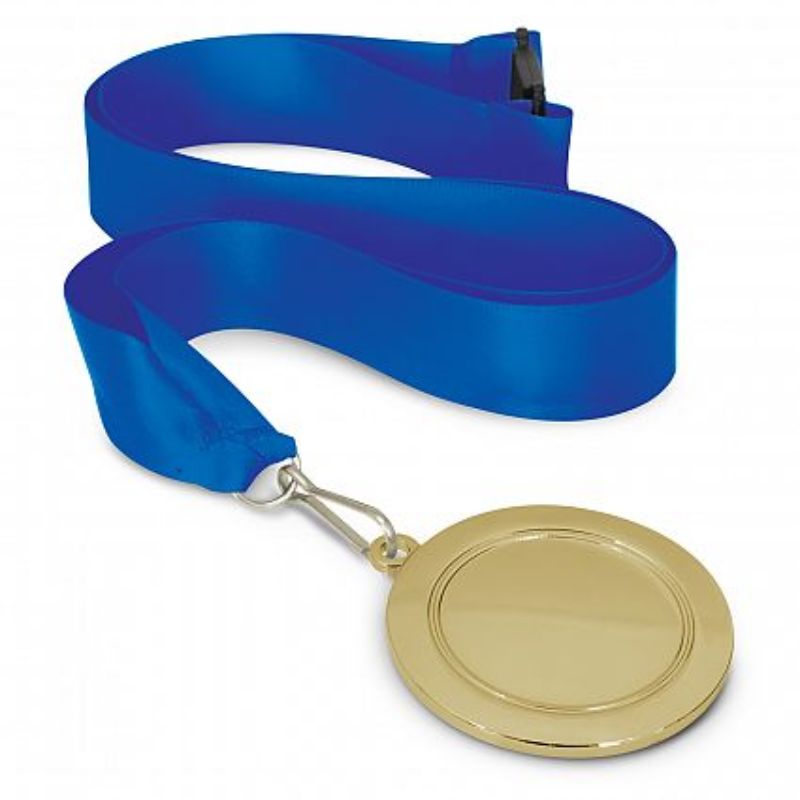 Podium Gold Medal - 65mm Dark Blue (Set of 12)