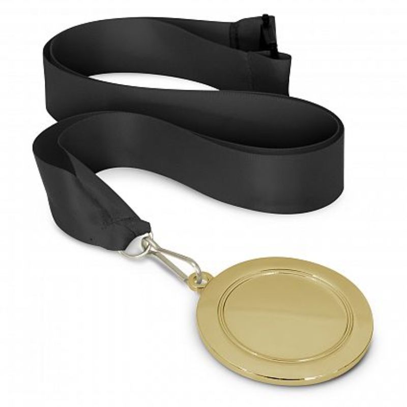 Podium Gold Medal - 65mm Black (Set of 12)