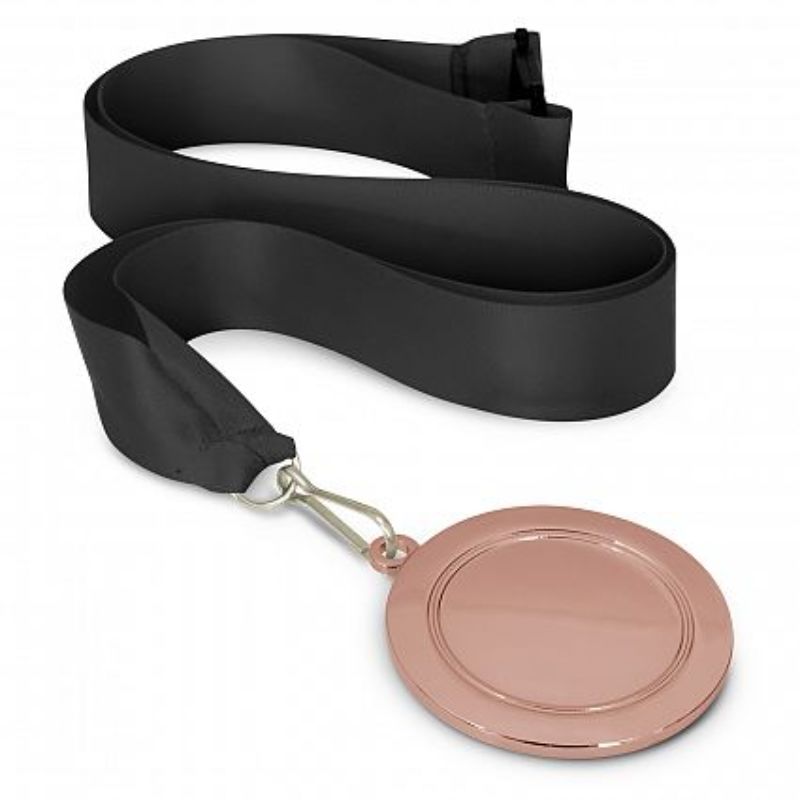 Podium Bronze Medal - 65mm Black (Set of 12)