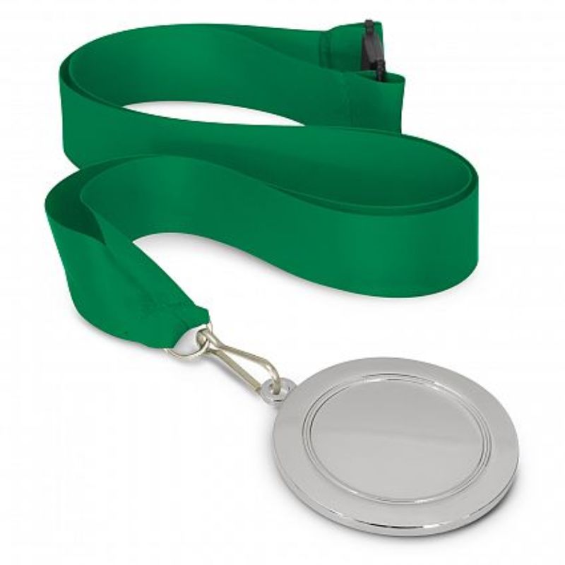 Podium Silver Medal - 65mm Dark Green (Set of 12)