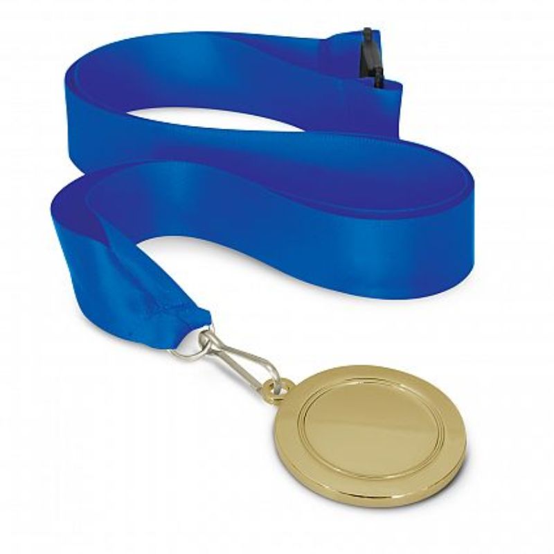 Podium Gold Medal - 50mm Dark Blue (Set of 12)