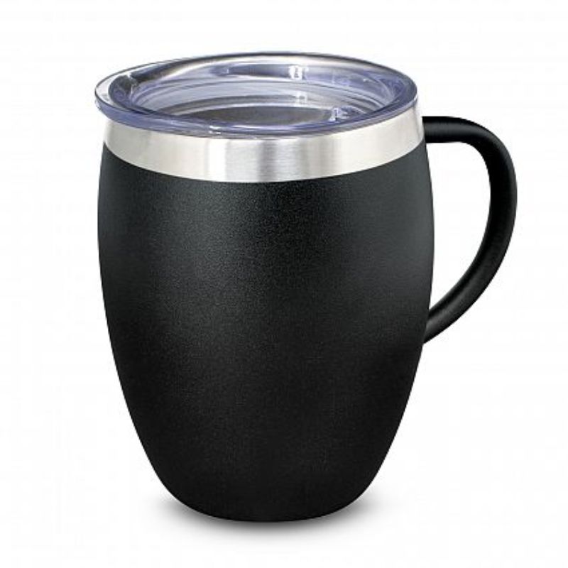 Verona Vacuum Cup with Handle - Black (Set of 6)