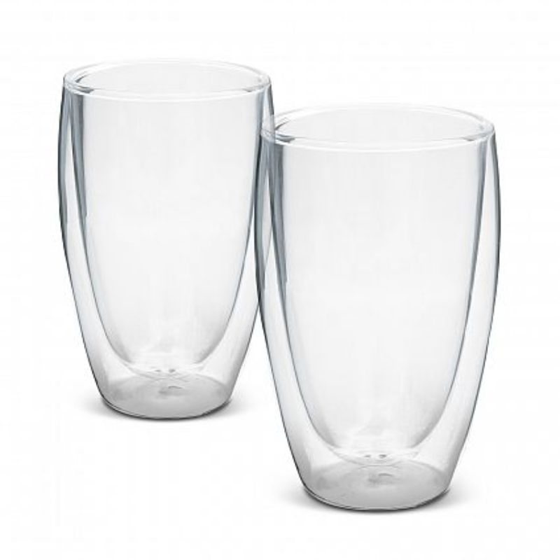 Tivoli Double Wall Glass Set - 410ml (Clear)