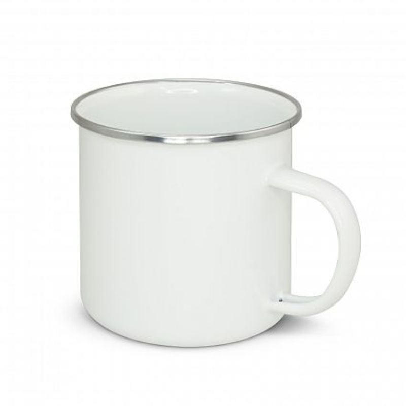 Bendigo Enamel Mug - White (Set of 12)