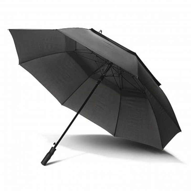 Swiss Peak Tornado Storm Umbrella - 76cm (Black)