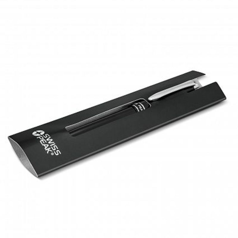 Swiss Peak Heritage Rollerball Pen - Black (Set of 6)
