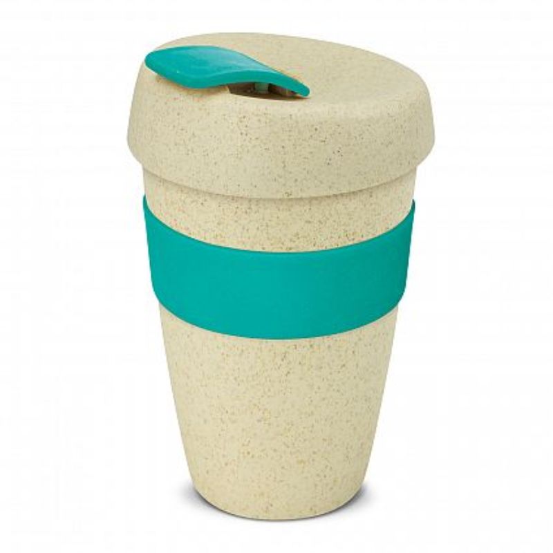 Express Cup - 480ml Natural / Teal (Set of 12)