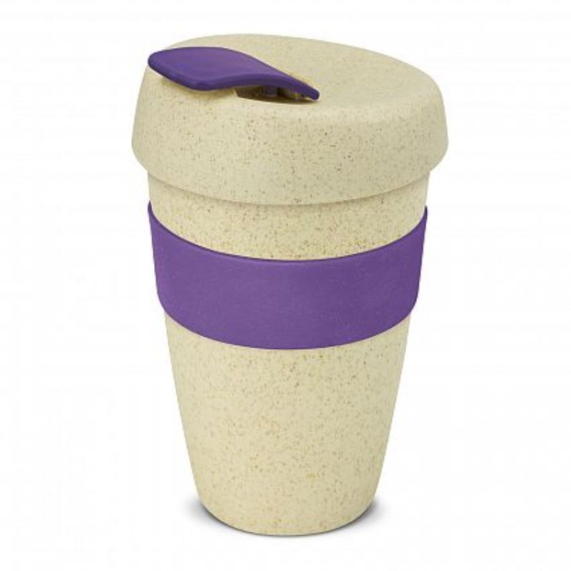 Express Cup - 480ml Natural / Purple (Set of 12)