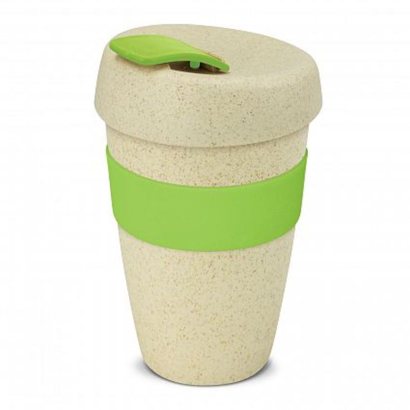 Express Cup - 480ml Natural / Bright Green (Set of 12)