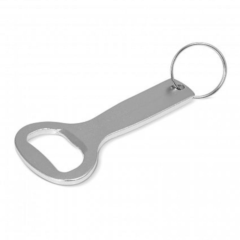 Bristol Bottle Opener Key Ring - Silver (Set of 50)
