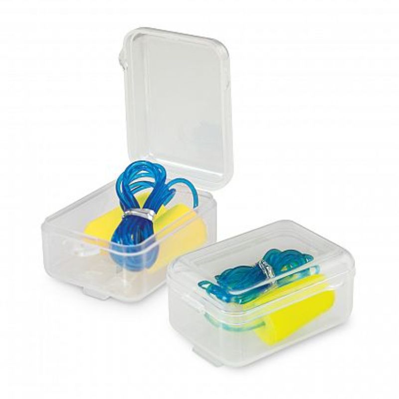 Foam Earplugs with Case - Yellow (100 Units)