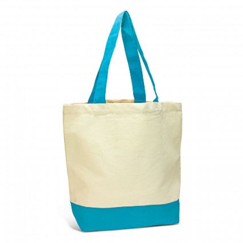 Sedona Cotton Tote Bag - Light Blue (Set of 12)