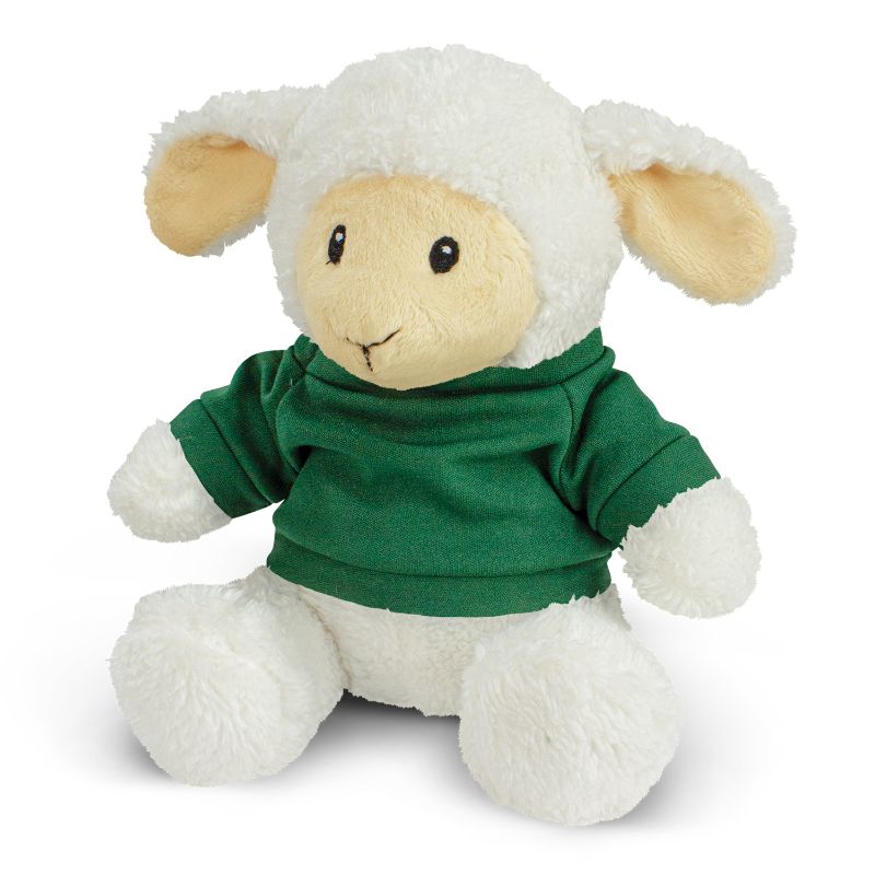 Lamb Plush Toy - Dark Green (Set of 6)