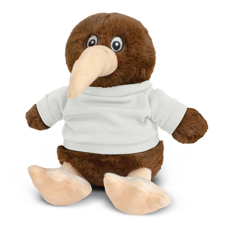Kiwi Plush Toy - White (Set of 6)