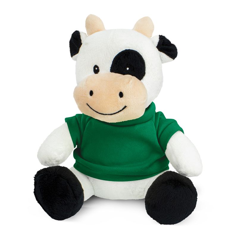 Cow Plush Toy - Dark Green (Set of 6)