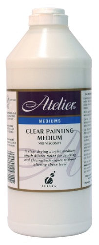 Acrylic Paint - Atelier Clear Painting Medium 1 Litre