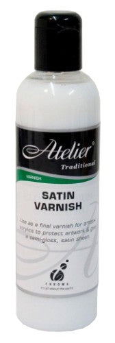 Acrylic Paint - Atelier Satin Varnish 250ml