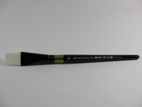 Das S1008f Taklon Flat 3/4" Artist Brush, ideal for versatile strokes and detailed work with synthetic bristles.