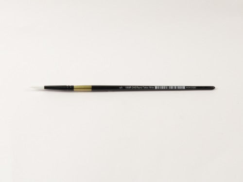 Das S1008r Taklon Round #5 brush with premium bristles for precise details and broad strokes in various paint mediums.