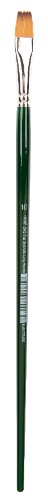 Das S1068f synthetic flat brush #10, ideal for diverse painting techniques with high-quality, durable synthetic hair.