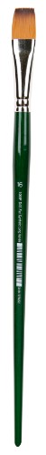 Das S1068f Synthetic Flat Brush #16 featuring durable synthetic bristles for precision and versatile painting techniques.