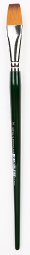 Das S1068f synthetic flat brush #22, ideal for smooth strokes and bold washes, crafted for precision and control in painting.