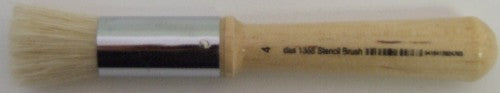 Das Stencil Brush S1368 No.4 with premium bristles for precision painting and detailed stencil work.