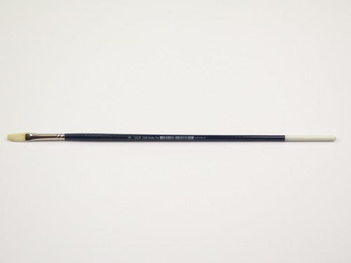 Artist Brush - Das S2003f Bristle Flat #4, versatile flat brush for sharp lines and smooth blending, perfect for all paint types.